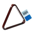 thumbnail image 2 of jinwen Table de Billard Porte-Balles Triangulaire Support de Balles pour Entraînement Snooker Marron, 2 of 9