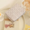 thumbnail image 4 of Women Floral Dustproof Makeup Bags with Zipper Cosmetics Toiletry Organizer Large Capacity Portable Storage Case for Work Daily Holiday Gifts (Style 5), 4 of 7