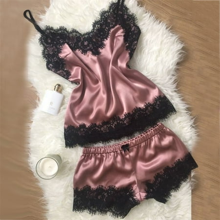 

Fengqque Sexy Lace Sleepwear Lingerie Temptation Babydoll Underwear Nightdress