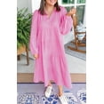 thumbnail image 1 of a.Jesdani Robe Midi Élégante à Col en V - Indispensable Déclaration de Mode, 1 of 8