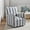 Navy, variant on Tina's Home 360° Swivel Accent Chair, Upholstered Striped Barrel Chair with Padded Cushion for Bedroom, Reading Nook, Lounge Seating, Blue