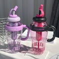 thumbnail image 6 of ACDANC 2026 New 1300Ml Water Bottle with Handle Lids Straws Leak-Proof Drinking Mug Bpa-Free Heat-Resistant Portable Water Cup for Sports Travel Office Red 1300Ml, 6 of 7