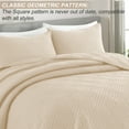 Exclusivo Mezcla Queen Size Quilt Set, 3Piece Lightweight Bedspreads