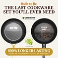 thumbnail image 4 of Granitestone Armor Max 20 Pc Hard Anodized Pots and Pans Set Non Stick, Induction Cookware Sets, Anodized Cookware Sets, Nonstick Cookware Set with Knife Set and Deep Fryer, Oven & Dishwasher Safe, 4 of 10