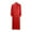 Red, variant on Wolfast Men's Long Sleeve Robe Button Up Side Split Kaftan Thobe with Pockets Long Gown Casual Shirt,Gold XL
