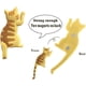 thumbnail image 4 of Imán de nevera con forma de gato 3D de 7 piezas, imán para nevera, para el hogar, la escuela y el aula, 4 of 5