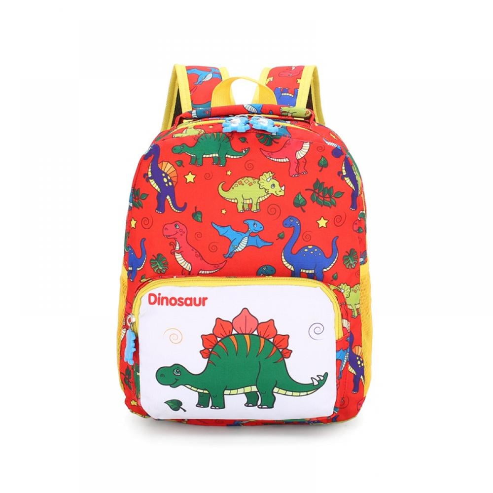 Kid's School Backpack Toddler Cute Dinosaurs Colored Bookbag for Boys ...