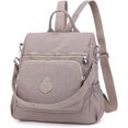 thumbnail image 2 of LHSHIDU Women Shoulder Backpack Multi-Pocket Nylon Purse Large Capacity Waterproof Casual Daypack, 2 of 7