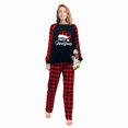 thumbnail image 4 of iHapHap Matching Family Christmas Pajamas, Merry Christmas Hat Long Sleeve Buffalo Plaid, 4 of 6