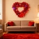 thumbnail image 4 of Guirnalda Decorativa En Forma de Corazón para San Valentín, 32 Cm, Iluminada, de Plástico Rojo, Resistente Al Agua y Al Sol | Suministros para Bodas, Compromisos, Aniversarios, Fiestas, Interiores y, 4 of 6