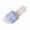 Blue, variant on Open Toe Sandals Slide Slide Square Toe flat sandals for women Flat Arch Flat Heel flat sandals for women Stability Slip-Resistant Flatform
