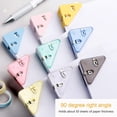 thumbnail image 3 of Clip para documentos de 36 piezas Clips de papel triangulares Clips protectores de esquinas de papel Clips de esquinas para libros TUNC Sencillez, 3 of 5