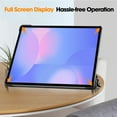 thumbnail image 4 of ELEHOLD Case for Samsung Galaxy Tab S10 FE+, PU Leather Folio Case with Kickstand & Auto Sleep/Wake, Slim Lightweight Protective Cover,B, 4 of 7