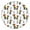 Cute Hedgehog Apple, variant on Cute Hedgehog Apple Round Fitted Tablecloth with Elastic Edge,Dining Table Cover Waterproof,Outdoor Round Tablecloth for Camping,Dining,Indoor and Outdoor