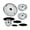 flat, variant on Oven Burners Flame Cover Burners Crown and Flame Caps Kit Stove Lid Replacement Set Metal Cookware Hat Set for Kitchen