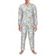 thumbnail image 3 of Balery Love You Rabbit Pijama para Hombre de Dos Piezas con Manga Larga, Conjunto de Dormir y Descanso Suave con Bolsillos-X-Large, 3 of 7