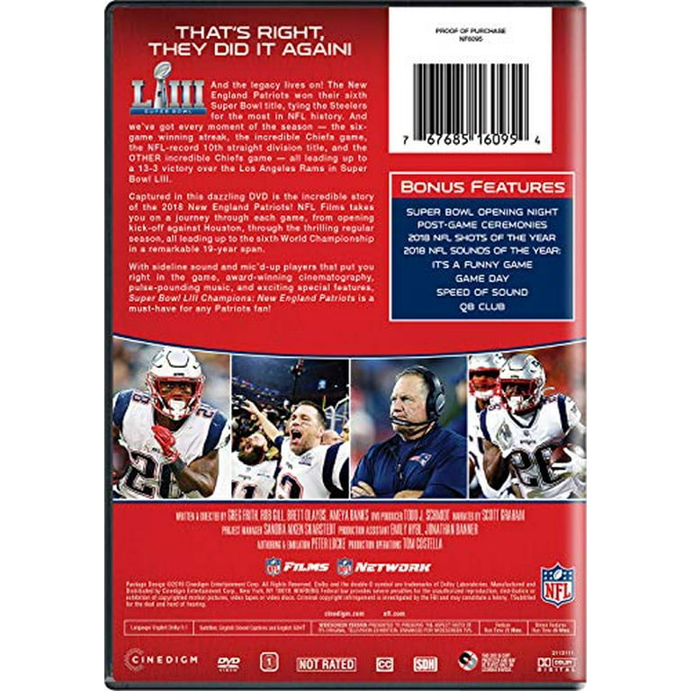 NFL Super Bowl LIII (DVD) 