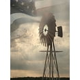 thumbnail image 2 of Deiter, Lori 19x24 White Modern Wood Framed Museum Art Print Titled - Land That I Love Windmill I, 2 of 4