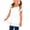 White, variant on Chbgutlmr Girls Summer Tops Puff Short Sleeve Crew Neck Ruffled Hem Tunic Tops Casual Loose Comfy Trendy Blouse Tops