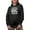 Black, variant on Great Pyrenees Dog Mom - Fur Parent or Pet Owner, Black Hooded Sweatshirt or Hoodie, Small