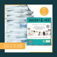 thumbnail image 5 of rocket & rex Premium Washable Pee Pads for Dogs, Waterproof & Reusable Puppy Pads for Potty Training, Lining Crates & More, Guaranteed for 300 Washes, 30" x 36" (Pack of 4), 5 of 10