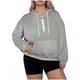 thumbnail image 2 of HongQid Womens Sweatshirts Quarter Half Zip Pullover Oversized Hoodies Fall Fashion Winter Jackets Pullover, 2 of 4