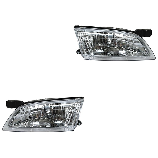 Par de Faros TYC Altima 1998 A 1999 C/base