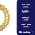 thumbnail image 3 of The Bead Chest Baule-Style Circular Brass Beads (12mm), 3 of 3