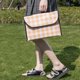 thumbnail image 5 of Fashionable Portable Multifunctional Picnic Mat Colorful Plaid Outdoor Travel Must Have, 5 of 6