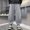 Gray, variant on FSYBOA Boys Cotton Jogger Sweatpants Size 8,Relaxed Fit Casual Elastic Bottom Elastic Waist Fall Pants Gray