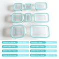 thumbnail image 4 of 4/8 Pack Glass Food Storage Containers with Airtight Lids, Meal Prep Containers, Microwave Oven Freezer Dishwasher Safe for Lunch & Office, 4 of 10