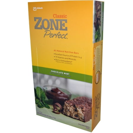 ZonePerfect, Classic, All-Natural Nutrition Bars, Chocolate Mint, 12 Bars, 1.76 oz (50 g) Each)(pack of