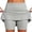 16#F Light Gray, variant on Athletic Skirts for Women High Waisted Tennis Skirt with Pockets Lightweight Mini Golf Skort Running Pickleball Blue 5XL