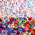 thumbnail image 4 of Beads DECYOOL 1900 unidades con números de alfabeto acrílicos de 7 x 4 mm con cordón, 4 of 7