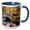 Blue/White, variant on 3drose, Old Cave Entrance Mammoth Cave National Park in Autumn, 15oz Mug