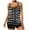 Black, variant on Taqqpue Tankini Swimsuits for Women Two Piece Tummy Control Swimsuits Flowy Blouson Floral Swim Tank Top with Boyshorts S-2XL