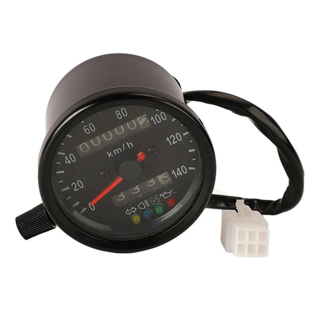140km/h Motorcycle Speedometer Accurate Reliable Headlight Turn Signal Indicator Motorcycle Odometer for Motorbike