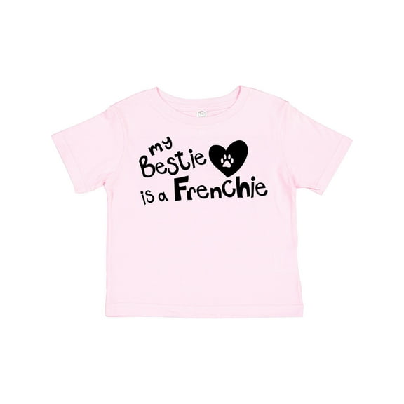 Inktastic Bestie Frenchie Boys or Girls Toddler T-Shirt