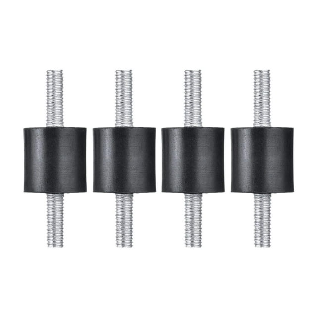 Colaxi 4Pcs Rubber Studs Shock Absorber Rubber Cylindrical Vibration Isolation Mount Rubber Vibration Isolator Mounts for Boat Coils , M8