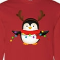 thumbnail image 4 of Inktastic Penguin Xmas Long Sleeve T-Shirt, 4 of 5