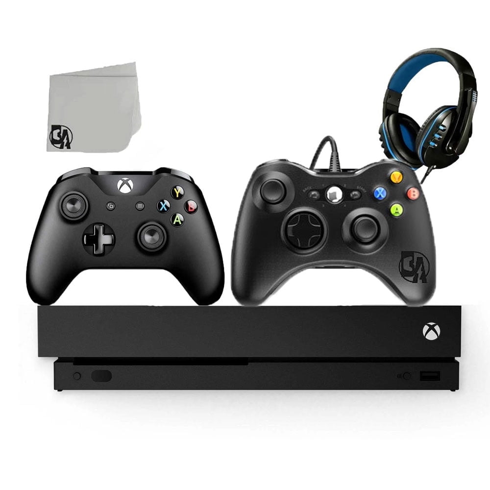 XBOX ONE X+コントローラー2個 Pre-Owned Microsoft Xbox One X 1TB Gaming Console Black 2