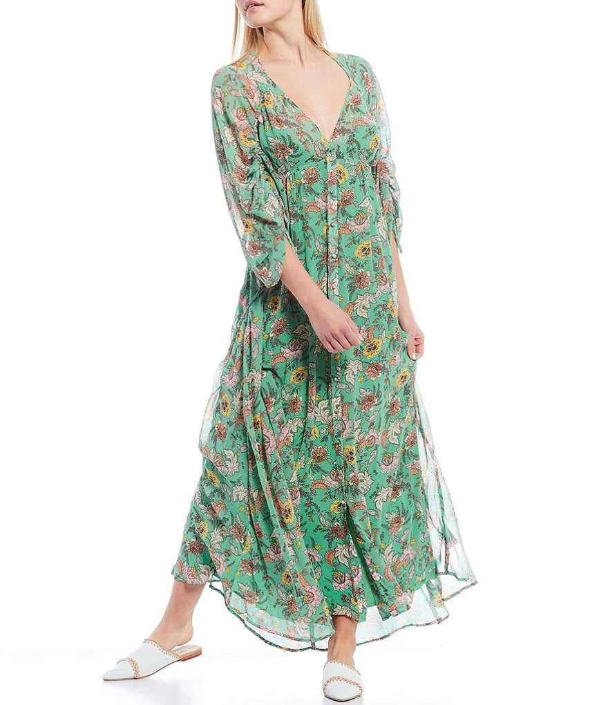 Earthfolk Maxi Green Size 
