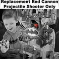 thumbnail image 6 of Replacement Parts for Batman Batcave - Imaginext DC Super Friends Batcave Playset V8945 ~ Replacement Red Cannon Projectile Shooter, 6 of 6