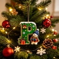 thumbnail image 2 of Yyuenw Christmas Alphabet Ornaments, 3.15"/80mm 2D Acrylic Hanging Pendant Custom Name Xmas Tree Wreath Mantel Decor, 2 of 7