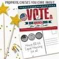 thumbnail image 5 of Vote Postcards Bulk - Set of 100 4x6 Standard Size - Show Patriotism and Promote Your Vote Counts, Send Postcards to Voters, 5 of 5