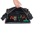 thumbnail image 3 of Organizador de bolsa de herramientas para hombres, kit de hombro multifunción, bolsa de lona, ​​paquete de electricista de mantenimiento de alta capacidad, 3 of 5