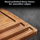 thumbnail image 3 of Juego de tablas de cortar HAONEYS Wood con ranura para jugo, 3 tamaños, 3 of 7