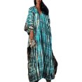thumbnail image 1 of Robe de Plage à Imprimé pour Femmes à Manches Courtes, Grande Taille, Couvre-Maillot, 1 of 5