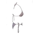 thumbnail image 3 of Traje de Baño Ocean Pacific para Mujer Bikini con Cintas ajustables en Costados y Cuello Rosa Talla EG 2 Piezas, 3 of 4