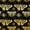 Black Golden, variant on Homewish Death Moths Twin Duvet Cover,Halloween Spooky Skull Twin Bedding,Yellow Purple,Black Reversible,2-Piece,1 Duvet Cover and 1 Pillowcase